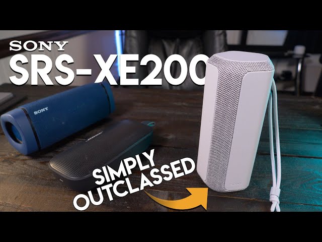 New Sony XE200 Bluetooth Speaker Sound Test & Review - YouTube