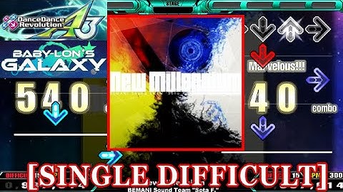 【DDR A3】 New Millennium / BEMANI Sound Team "Sota F." [SINGLE DIFFICULT] 譜面確認+Clap