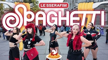 [K-POP DANCE IN PUBLIC ONE TAKE] LE SSERAFIM (르세라핌) - SPAGHETTI || Dance cover by Ponysquad