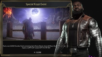 SPECIAL KRYPT EVENT! 3 HOURS STARTING NOW! MORTAL KOMBAT 11