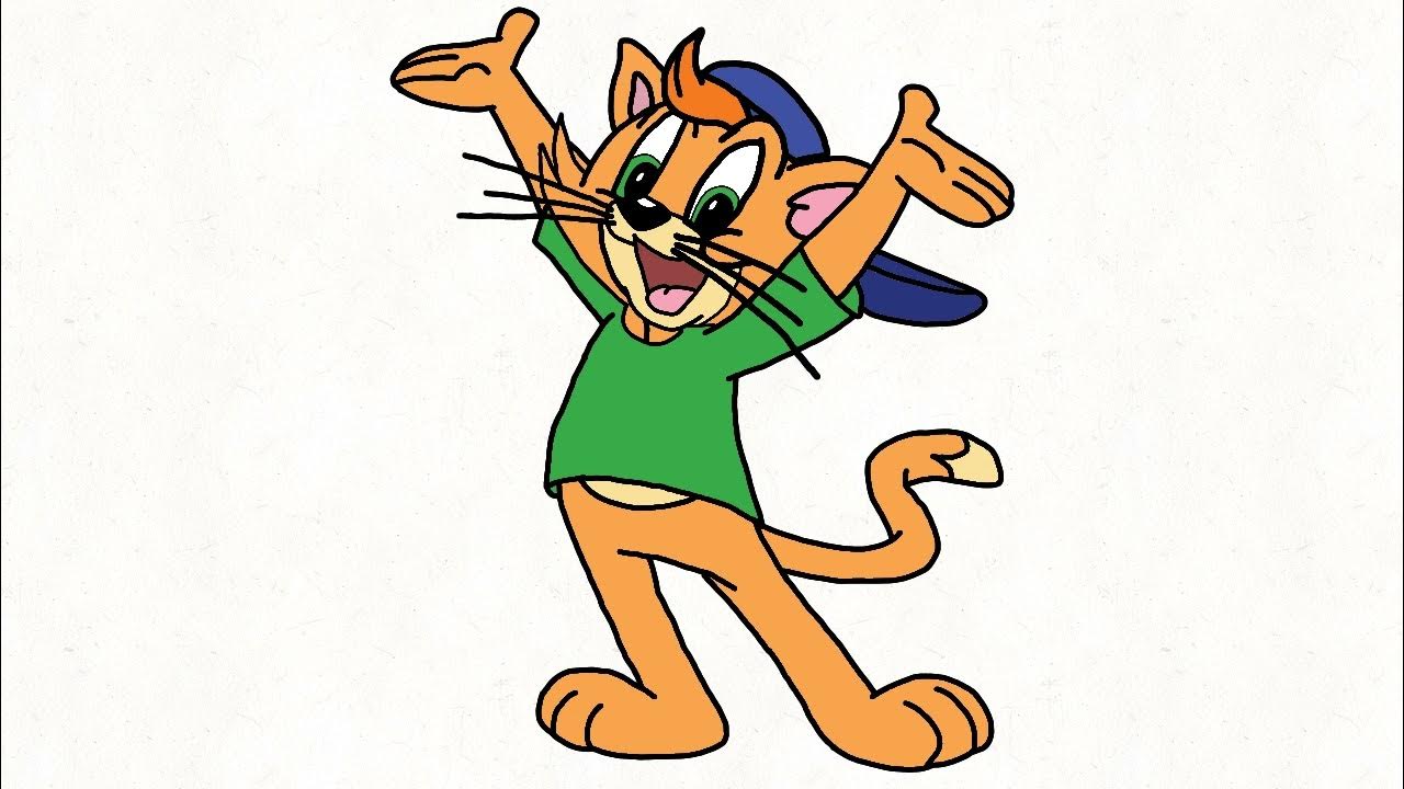 My Attempt Of Drawing Casey Cat From Jumpstart YouTube