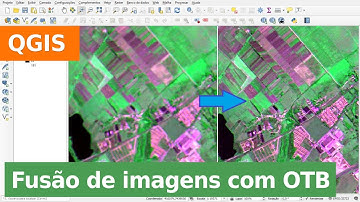 Fusão de imagens de satélite (pansharpening) com Orfeo ToolBox (OTB) no QGIS