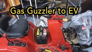 Lawn tractor to EV conversion (Electric Vehicle) - part 1