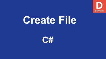 C# Create Text File