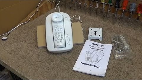 Memorex MPH-6950 900 MHz 40-Channel Analog Cordless Phone | Initial Checkout