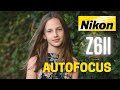 Best Nikon Z6 II AF settings for Portraits