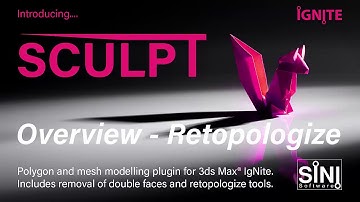 SiNi Software_Sculpt overview of Retopologize Function.