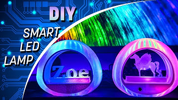 DIY Smart WiFi Controlled LED Lamp || ESP8266 & WLED