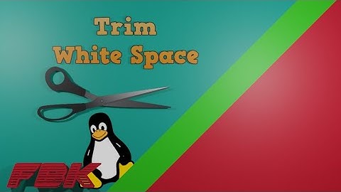 Trimming White Space from Strings in BASH
