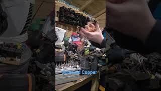 Solenoid Copper, lovely! #scrapping #scrap #metal #copper #solenoid