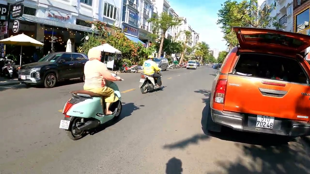 (4k)호치민 코리아 타운 푸미흥..현재 모습 돌아보기..