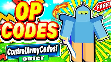 ALL NEW *SECRET CODES* IN ROBLOX CONTROL ARMY (roblox control army codes) NEW