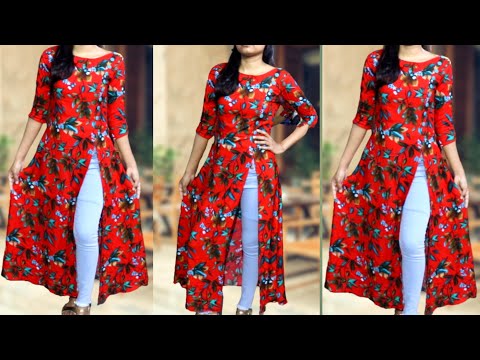 Georgette With Super Side Cut Dori kurti