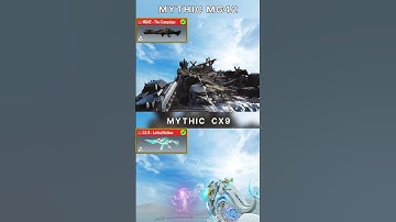 MYTHIC MG42 VS MYTHIC CX9 #callofduty #codmobile #shorts #codm