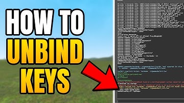 GMod - How To Unbind Keys | Unbind And Clear Console Commands Easily In Garry