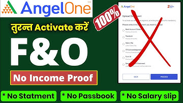 How to activate F&O segment in Angel One 2024 | How to activate F&O segment in Angel One 2024