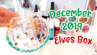 Rilakkuma Resin Maze Shaker and Sophie & Toffee Elves Box December Subscription Box