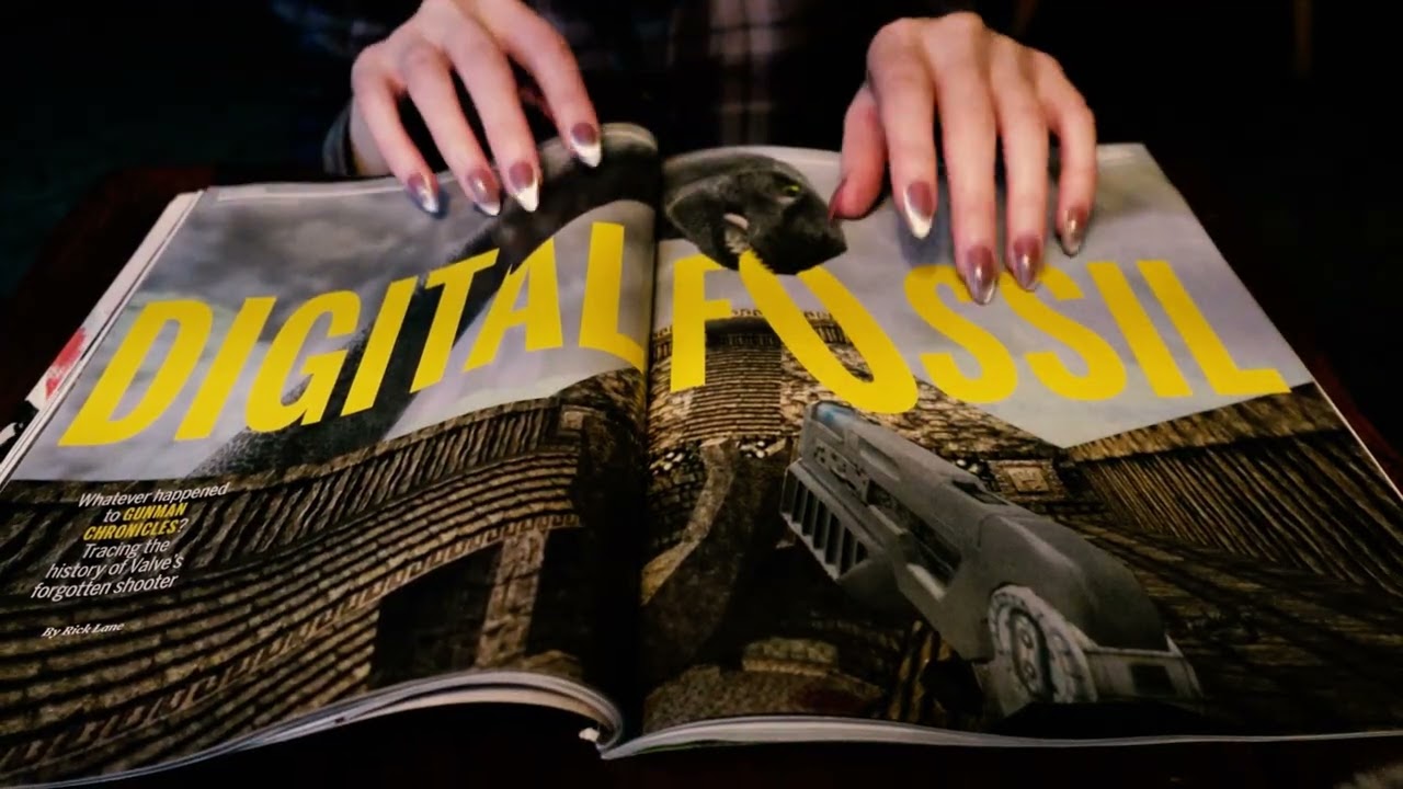 ASMR - PC GAMER Magazine flip through (Holiday 2025) - No Talking