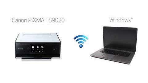 Canon PIXMA TS9020 - Easy Wireless Connect Method with a Windows Computer
