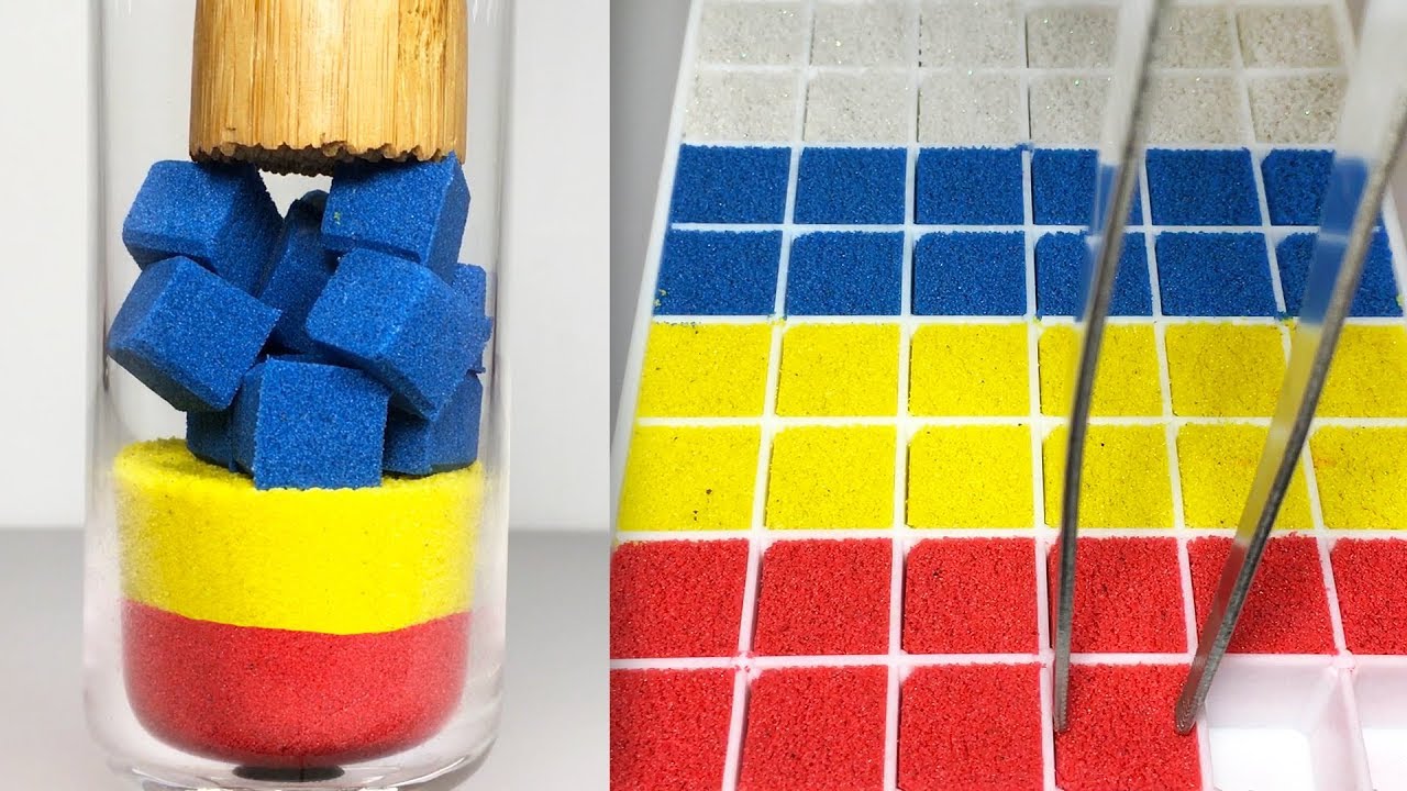 Play: Kinetic Sand Cutting ASMR: fourteen minutes of pure sensory calm