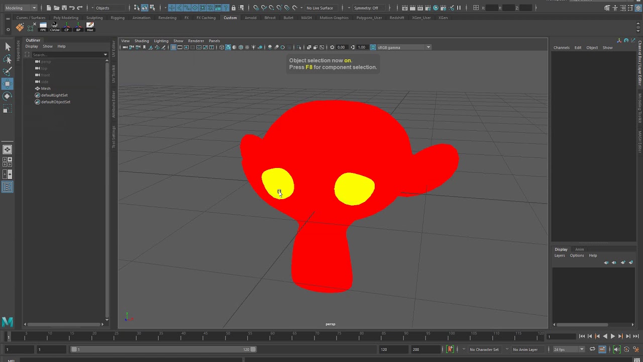 Maya to Painter Vertex Color ID - YouTube