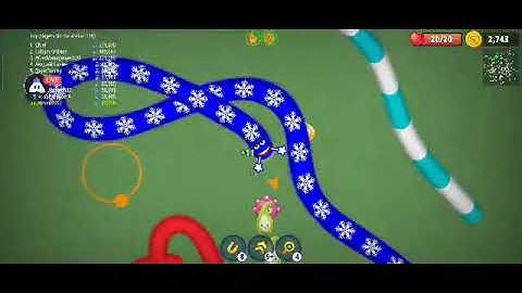 Wormszone.io live stream biggest worms hunting part (54) || Android / ios gameplay Walkthrough