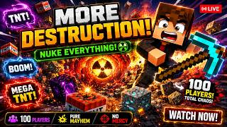 Falling Pickaxe Challenge | Chat Controlled TNT | FALLING TNT LIVE