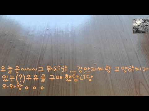 이모티콘 우유 구매 후기
