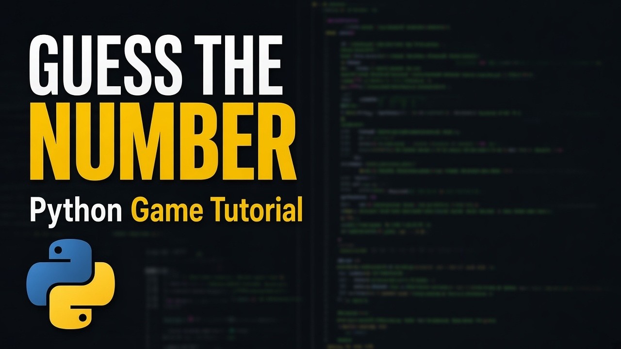 Guess the Number Game in Python | Beginner Tutorial - YouTube