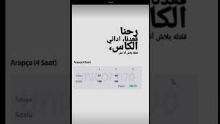 Arapça bilmiyorum o sırada sınavım