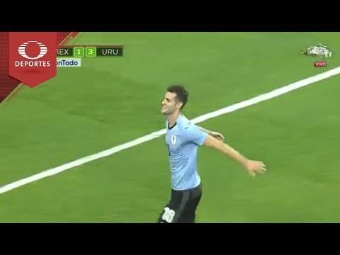 Gol de  Pereiro | México 1 - 4 Uruguay | Amistoso - Televisa Deportes