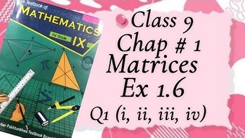 Matrix Inversion Method| Class 9| Exercise 1.6