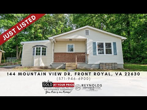 144 Mountain View Drive, Front Royal, VA home video tour