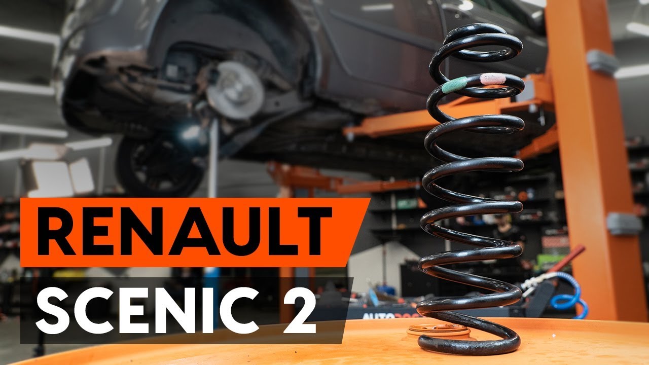 Jak vyměnit pružina zadního na RENAULT SCENIC 2 (JM