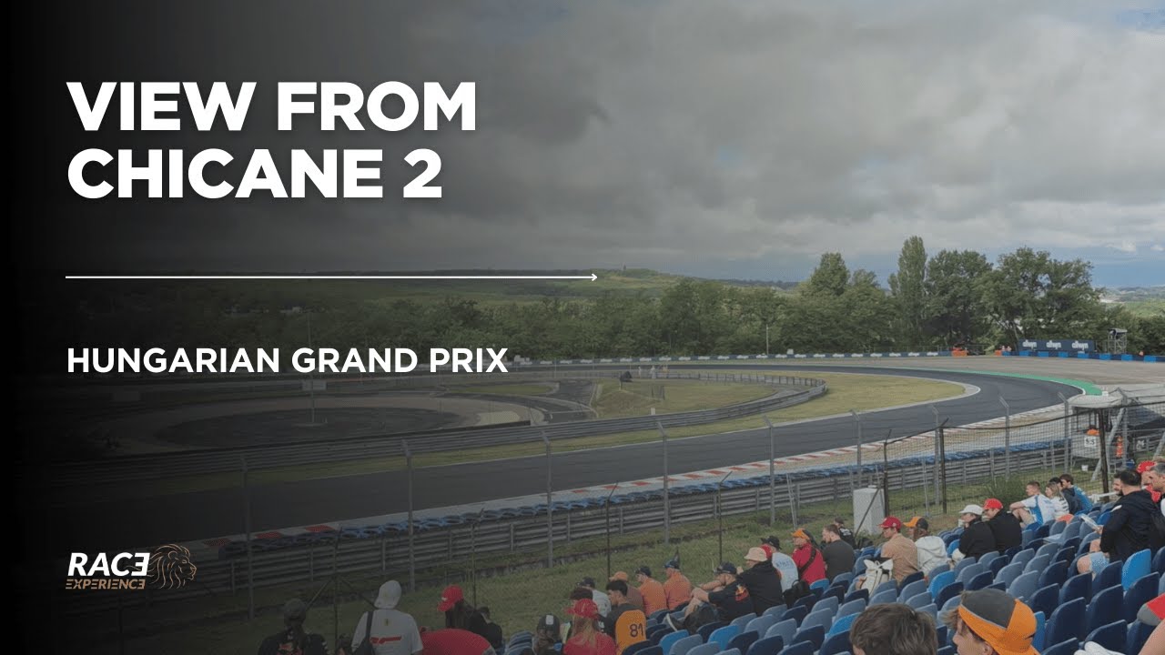 View from Chicane 2 at the Hungarian GP (2025)