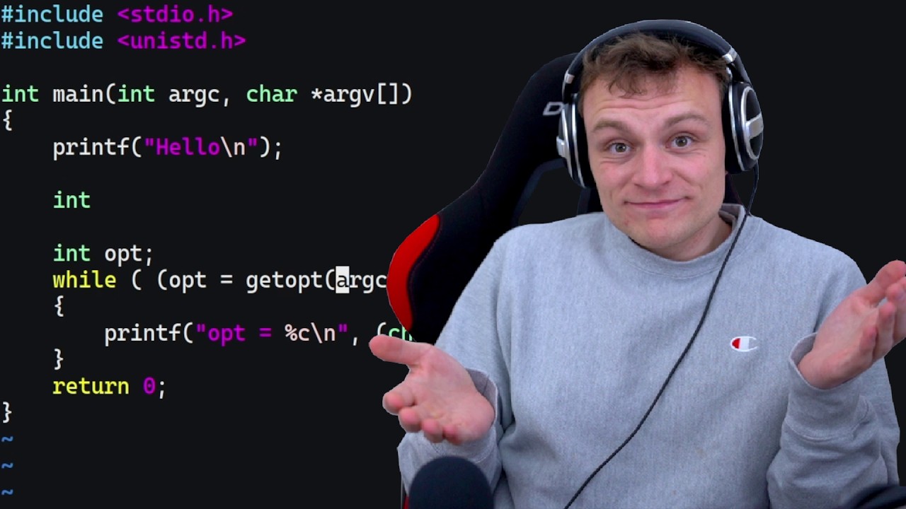 getopt in C - Never Parse CLI Args Manually Again - YouTube
