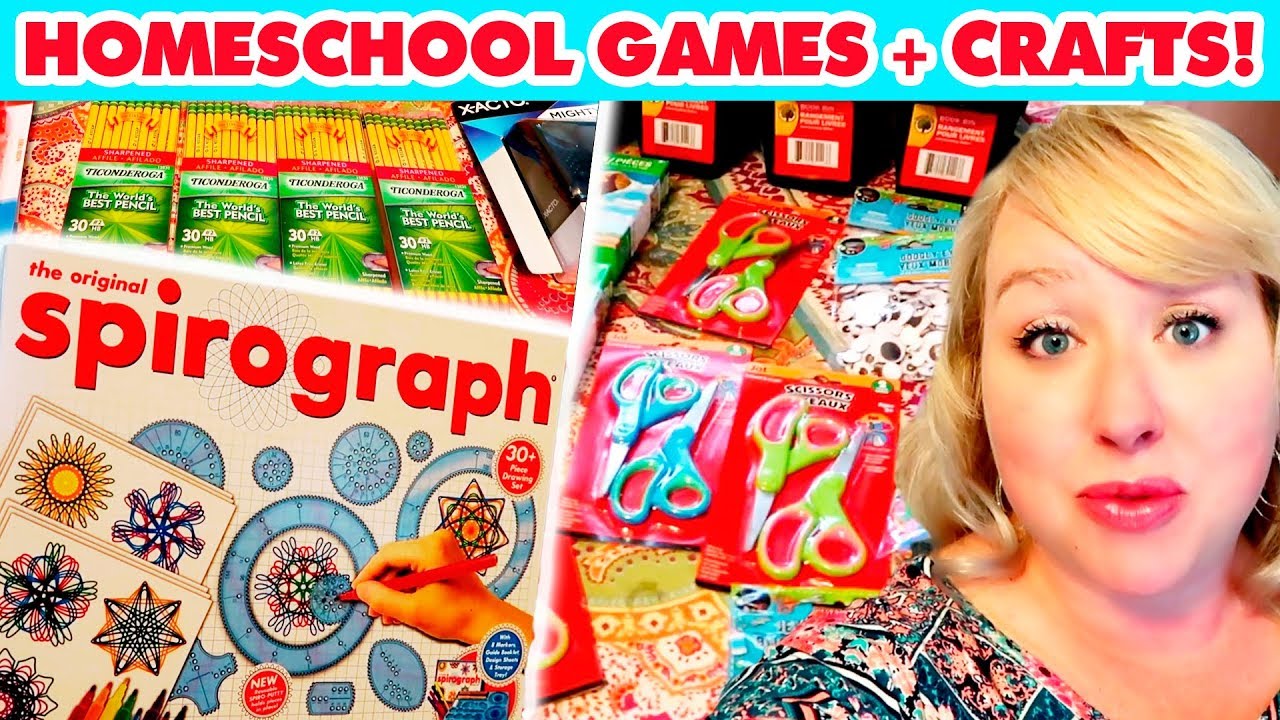 FUN Homeschool Supplies Haul | Dollar Tree, Target, Walmart | Back to School Shopping 2018