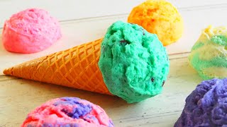 Never Melting ice cream!?/溶けないアイスクリーム!?の作り方【なんちゃってスイーツ】