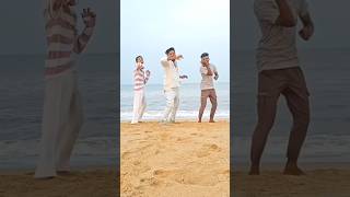 Caption: 🌊 Dancing with the waves, vibing with the rhythm 💃🔥Beach+ Friends + Dance= Perfect Memories