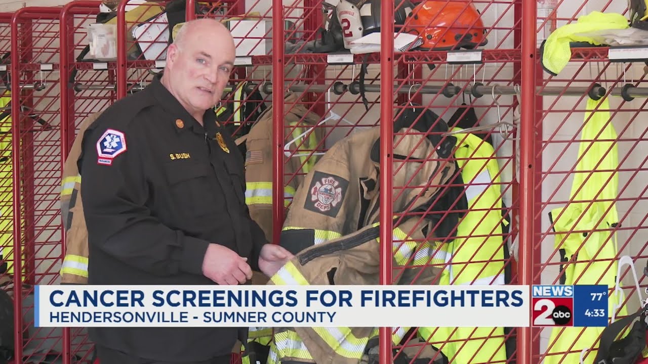 Cancer screenings for firefighters - YouTube