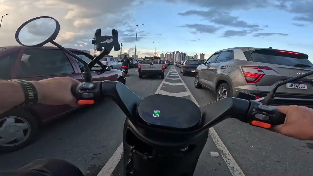 #automobile #bikeeletrica NXT KIMBO 2025 - No transito, na Pratica! #17 - Acidente no cominho =(