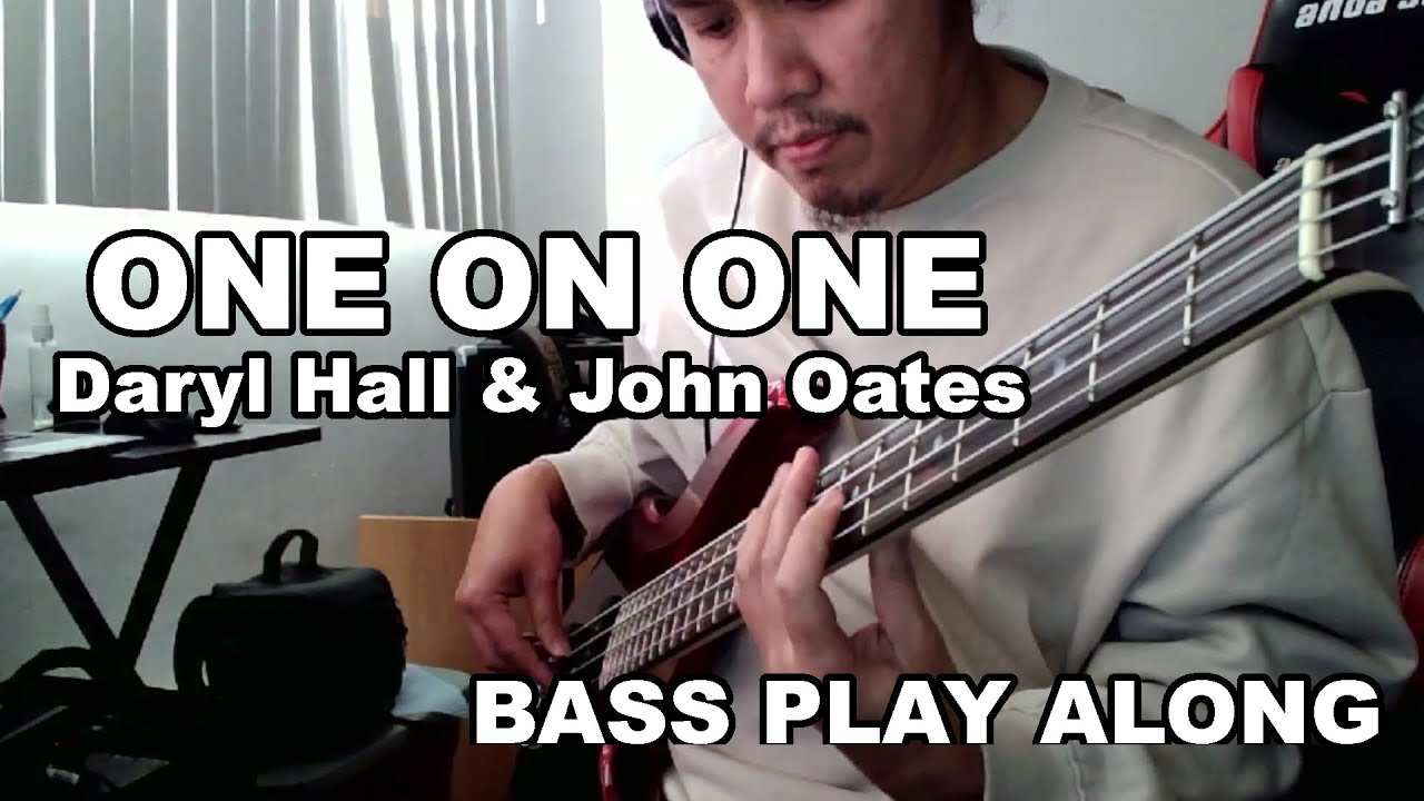 One on One by Daryl Hall & John Oates | DenSags Bass Play Along - YouTube
