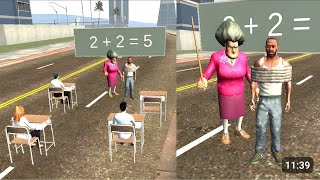 FRANKLIN FIGHT SCARY TEACHER CHEAT CODE 😨 IN INDIAN BIKE DRIVING 3D