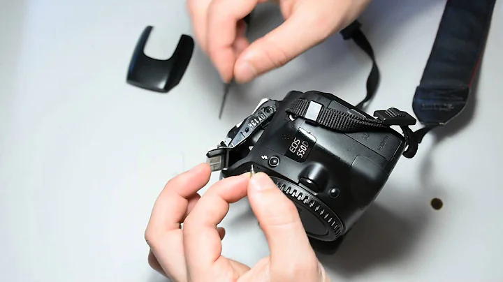 How to fix a stuck built-in flash on a Canon 550d
