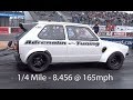 Quickest FWD Mk1 Golf In The World - 8.456 @ 165mph.