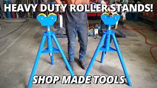 Finish Making Heavy Duty Roller Stands! | Part 2 | Shop Made Tools