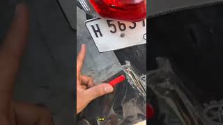 Upgrade Motor Instan! Tatakan Plat Nomer Anti Getar, Aman & Legal (Beli 1 Set Gratis Baut)