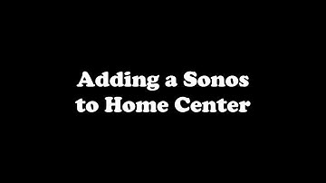 [Tutorial] Fibaro - Sonos with Home Center