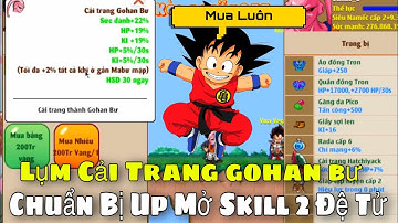 Ngọc Rồng Online - Mình Kiếm Vàng Để Mua Cải Trang Up Đệ Tử Như Thế Nào ?