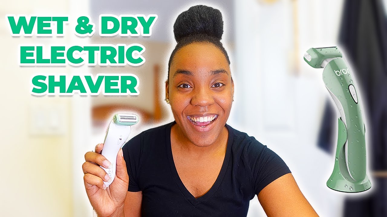Women's Wet and Dry Electric Shaver Amazon Product Review | BRORI ELECTRIC  SHAVER